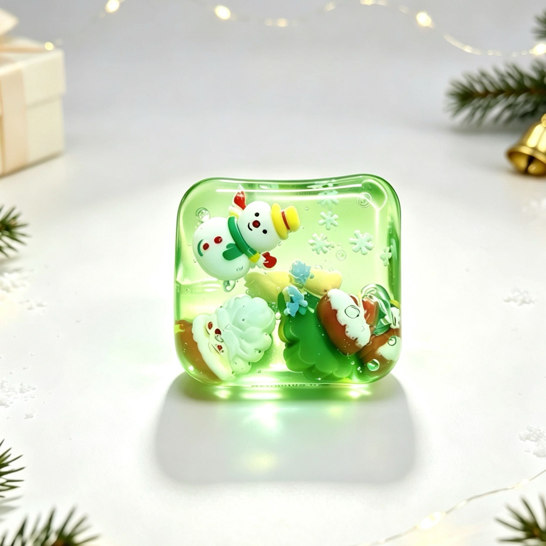 Christmas Cube Squishy Toy