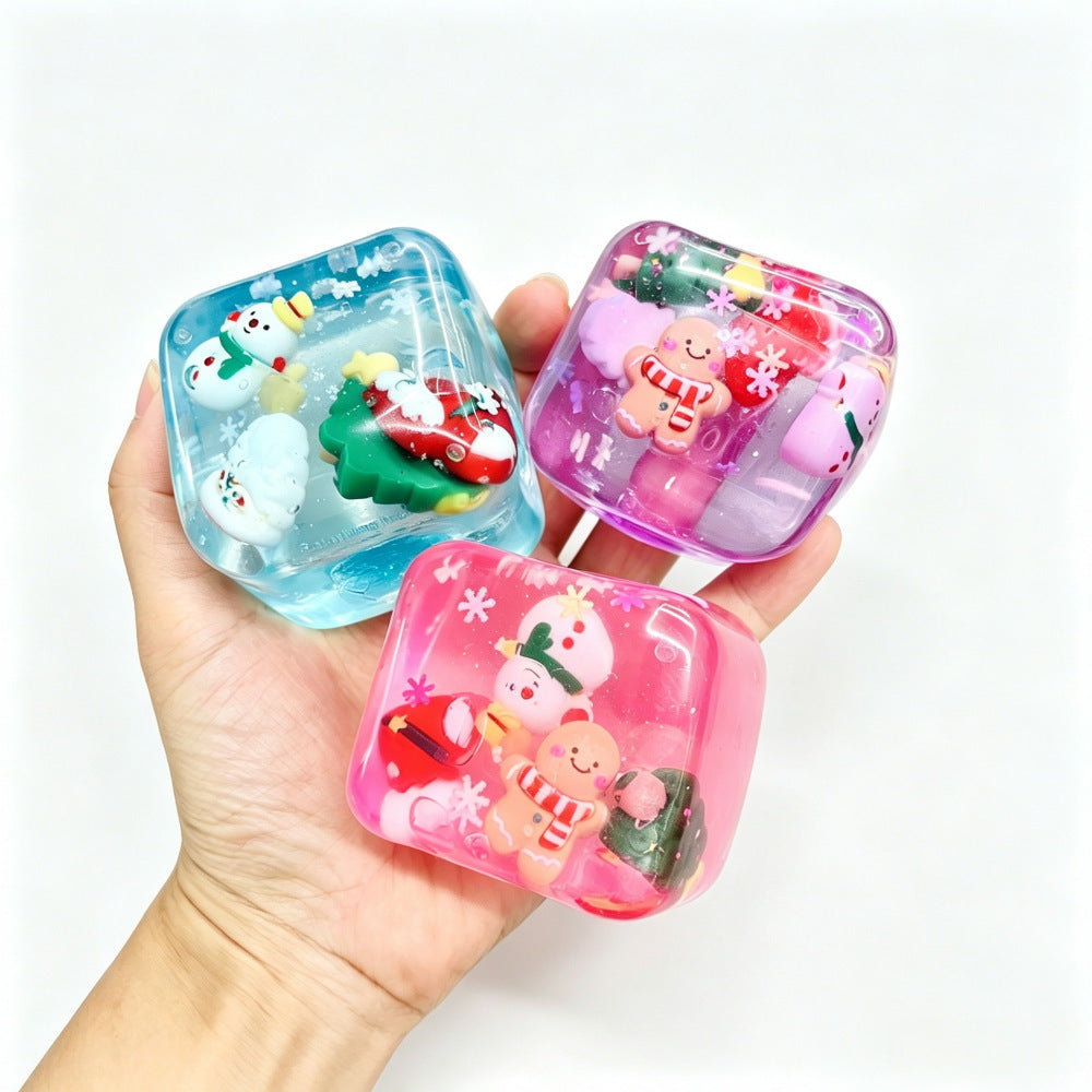 Christmas Cube Squishy Toy
