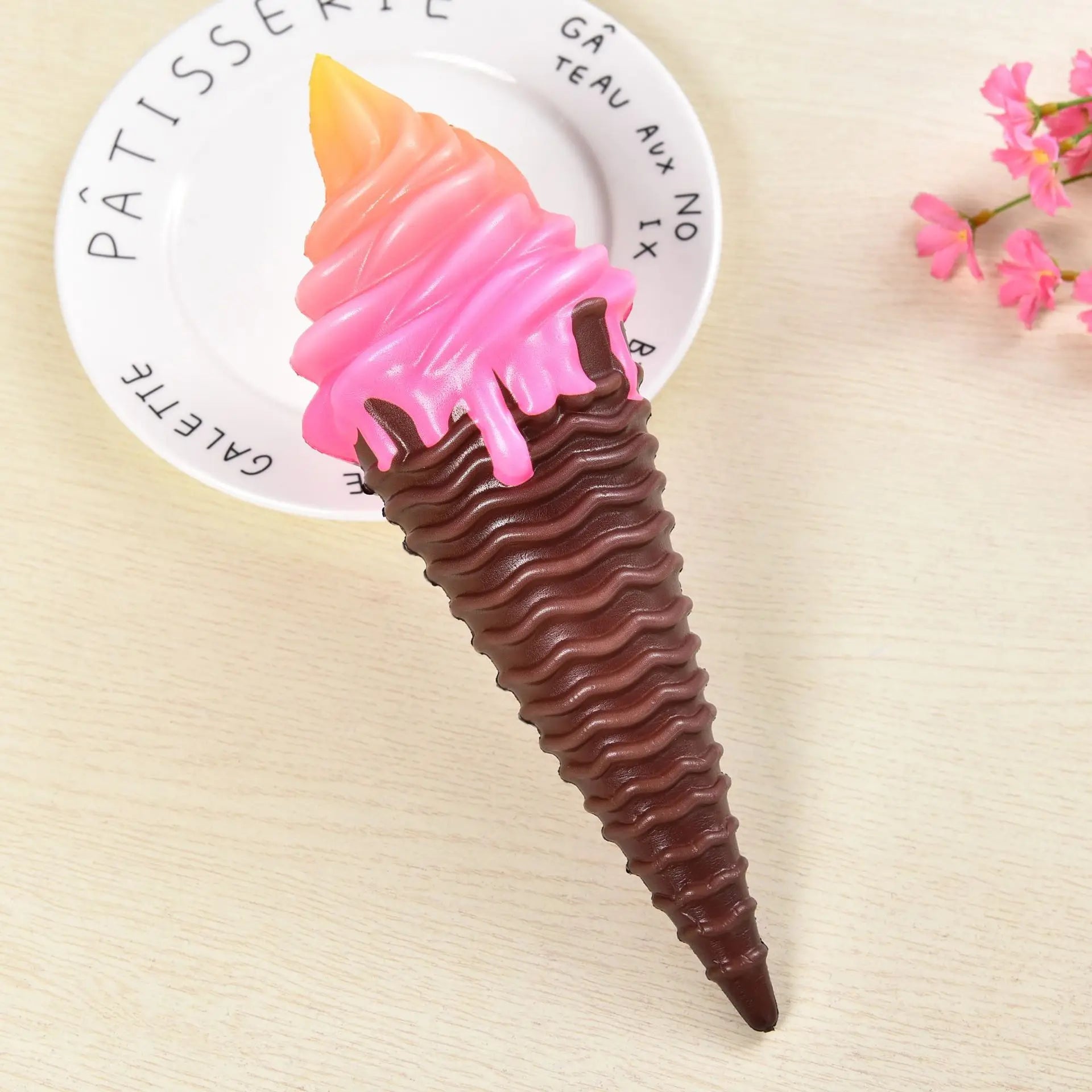 Colorful Ice Cream Squishy Toy | Slow Rising Stress Relief Squeeze