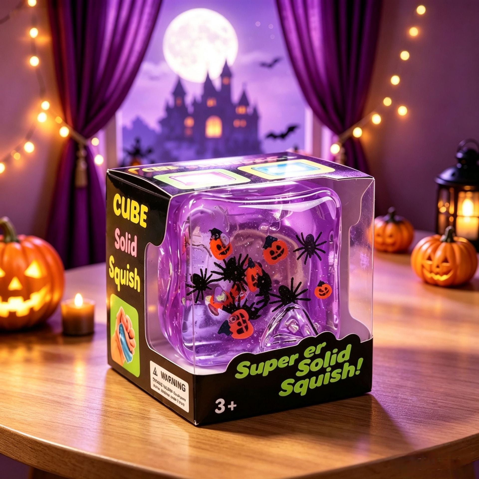 Halloween Cube Squishy Toy