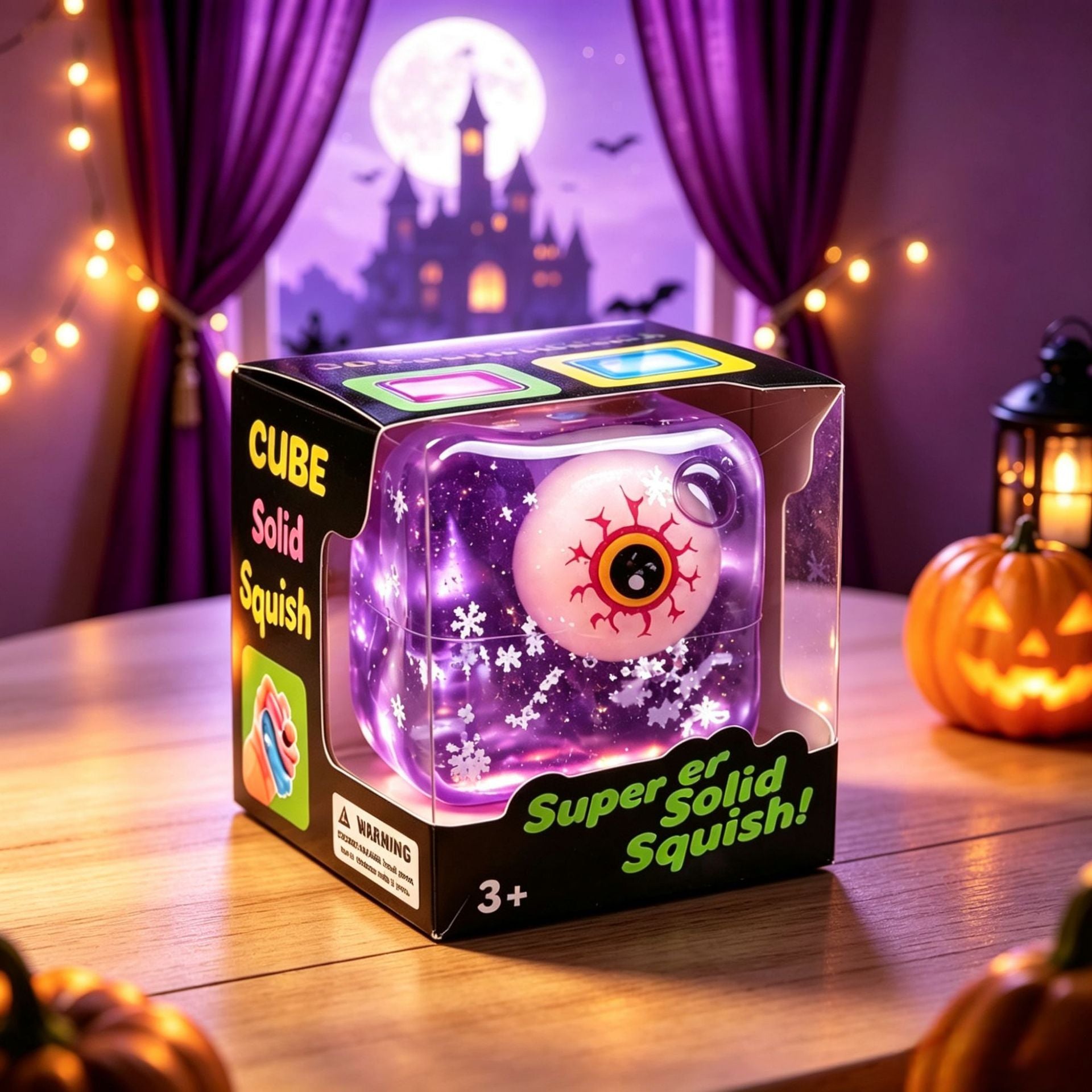 Halloween Cube Squishy Toy