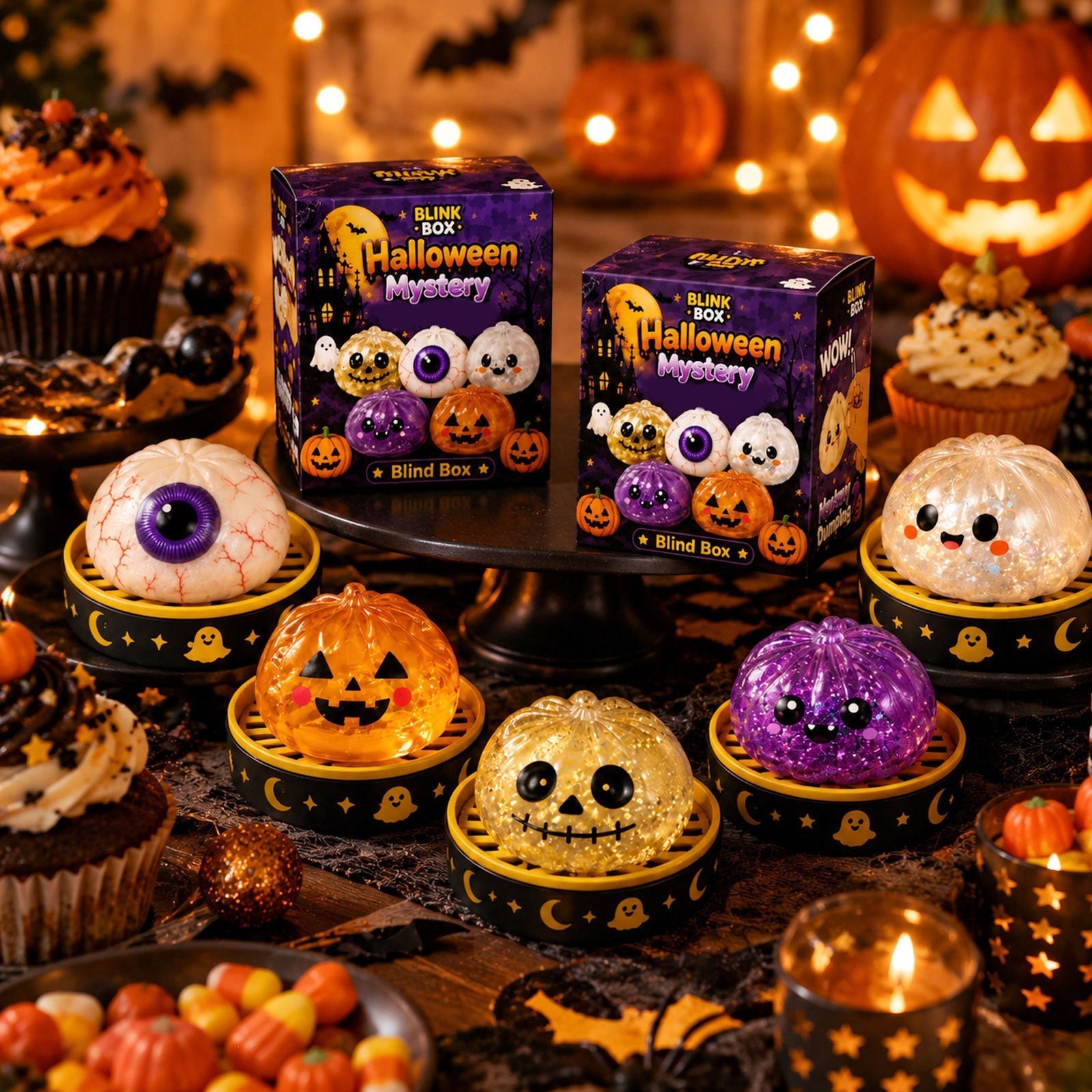 Halloween Dumpling Squishy Mystery Toy