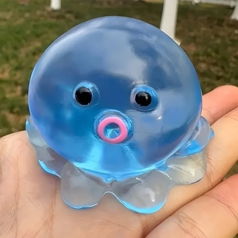 Squishy Ocean Octopus Fidget Toy | Slow Rebound Stress Relief Squeeze