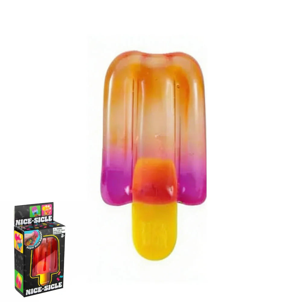 Nice Sicle Squishy Cube | Soft Sensory Stress Relief Fidget Toy