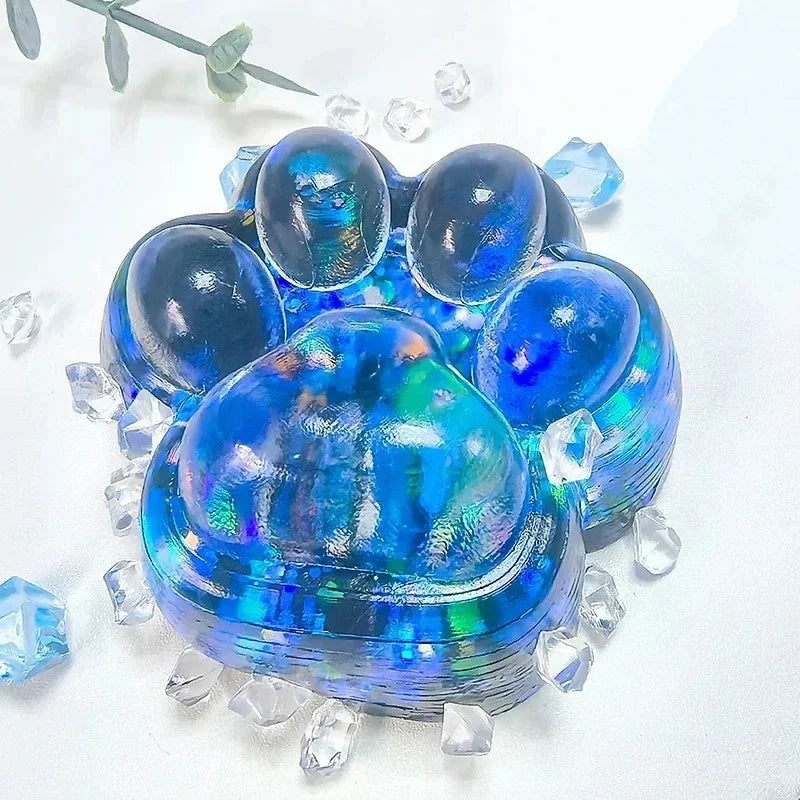 Taba Squishy Cat Paw Fidget Toy | Kawaii Stress Relief Squeeze Toy