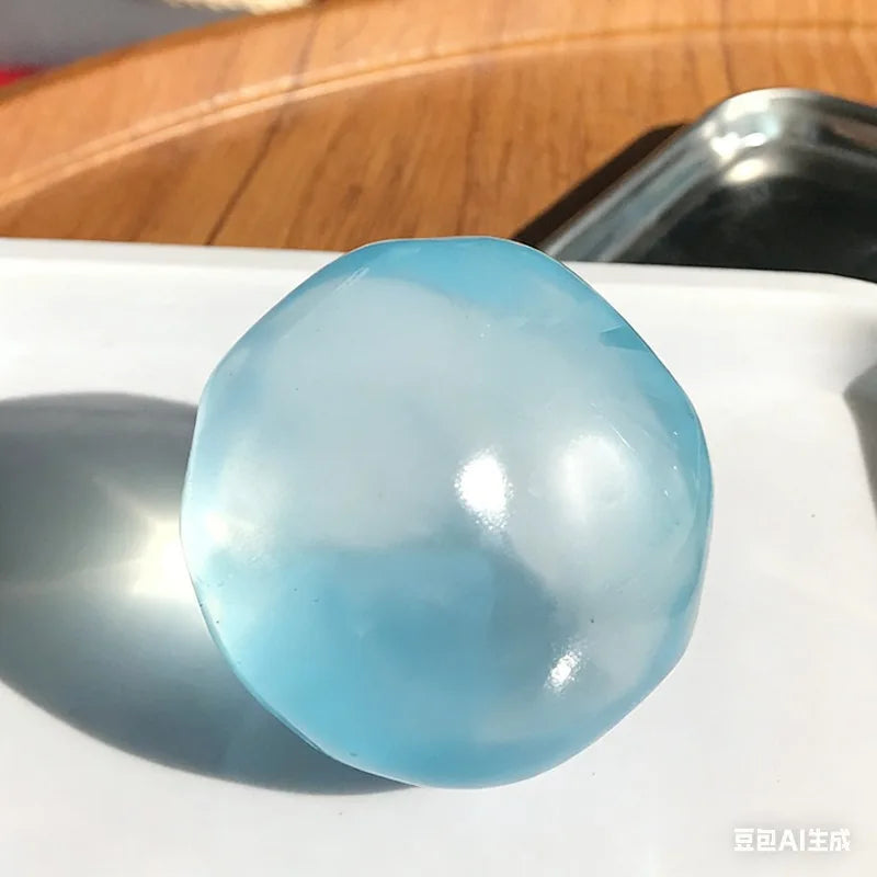 Transparent Mochi Squishy Toy | Coconut Oil Maltose Sensory Fidget for Adults