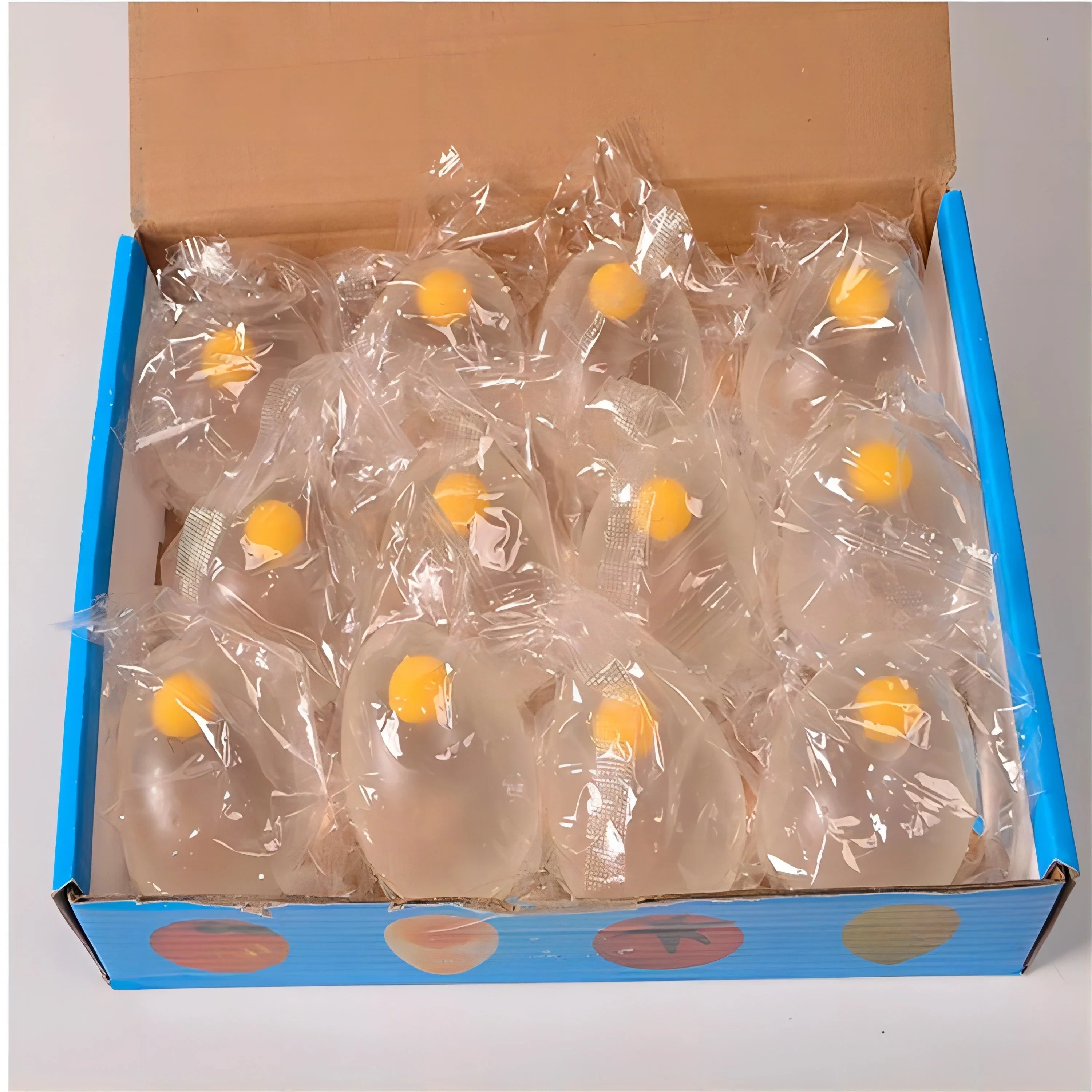 Funky Egg Splat Ball Squishy Toys | Stress Relief Squeezing Fidget Toy for Adults and Kids