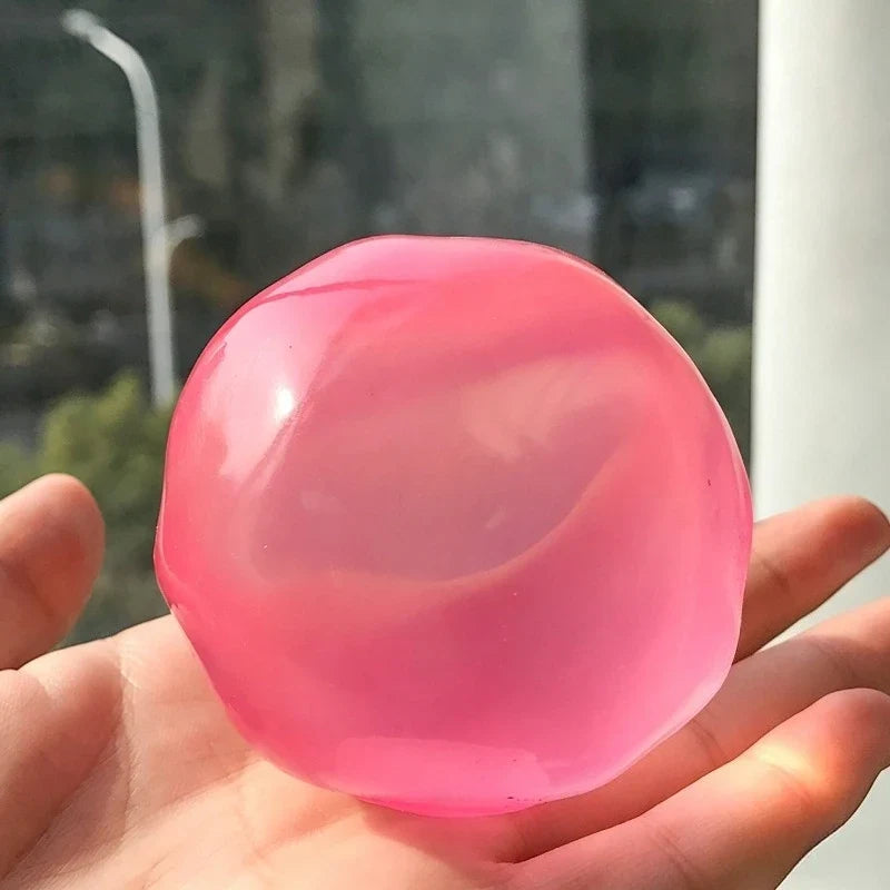 Transparent Mochi Squishy Toy | Coconut Oil Maltose Sensory Fidget for Adults